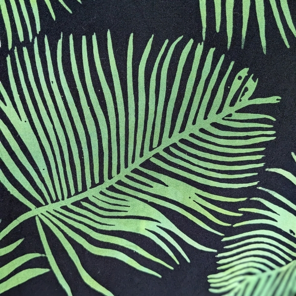 SUGAR HILL Shirt Dress Green & Black Sz 6 - Picture 5 of 11